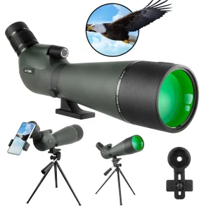 25-75x80 Telescope Spotting Scope Large Field Powerful Zoom